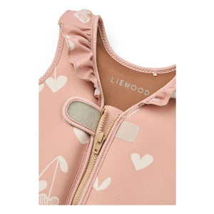 Liewood - Chaleco de natación Dove | Sweethearts/Pale tuscany