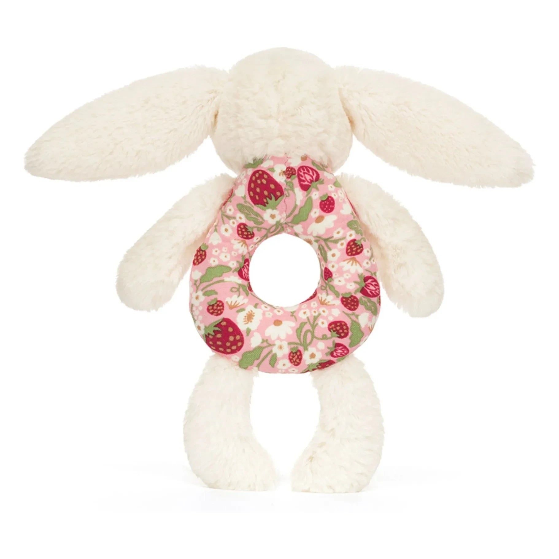 Jellycat - Sonajero Bunny Berry | Crema