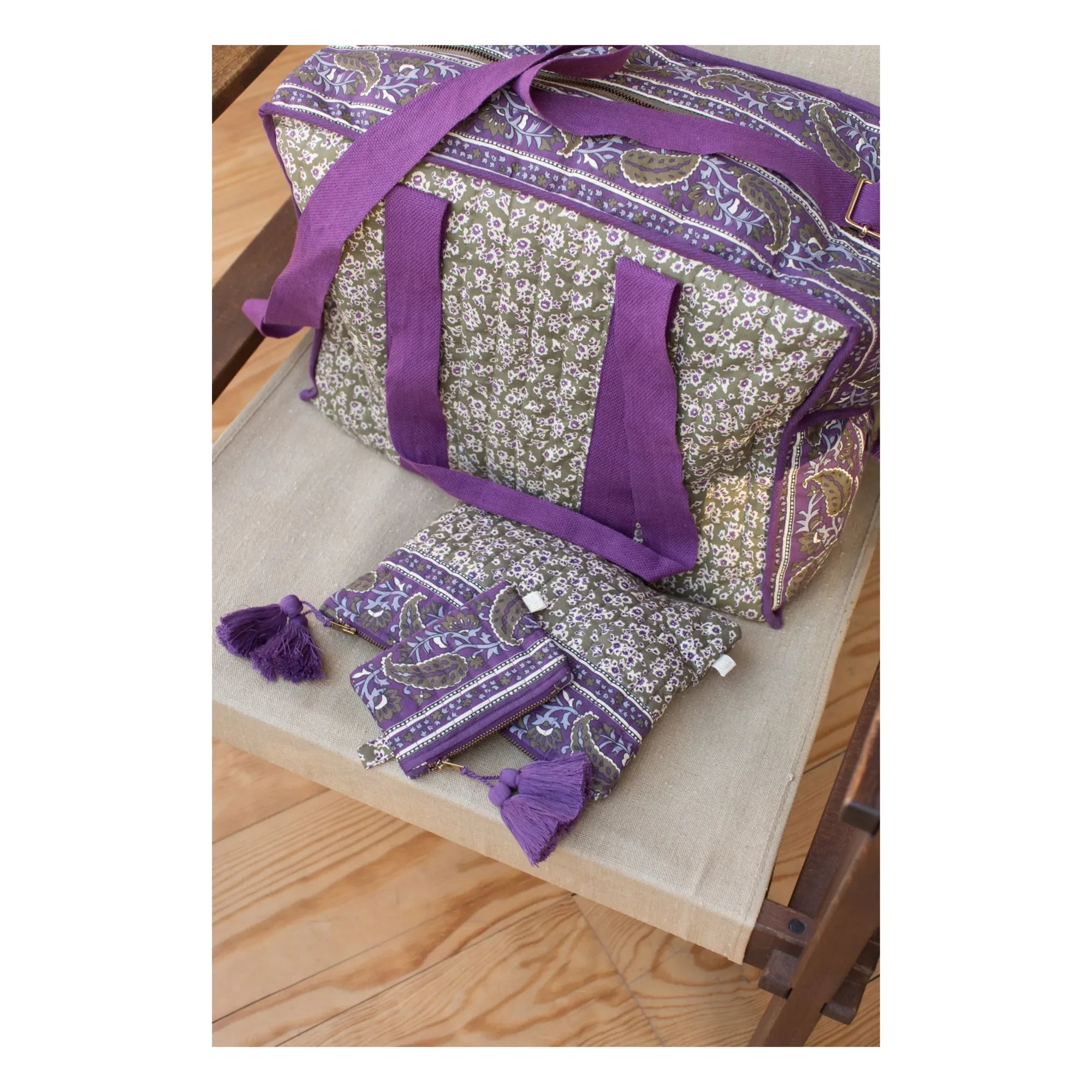 Louise Misha - Bolso Lilio 36h de Algodón Orgánico | Caqui