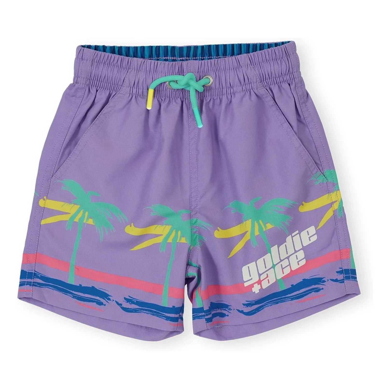 Goldie + Ace - Pantalones cortos Palm | Púrpura