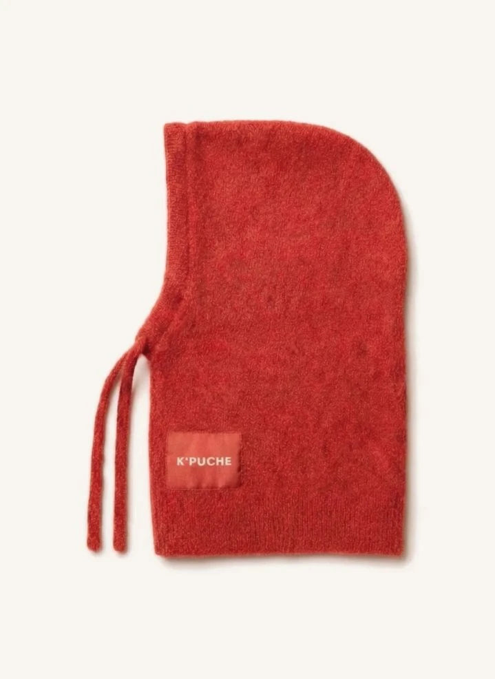 K'puche - Sudadera con capucha de alpaca Kim | Rojo