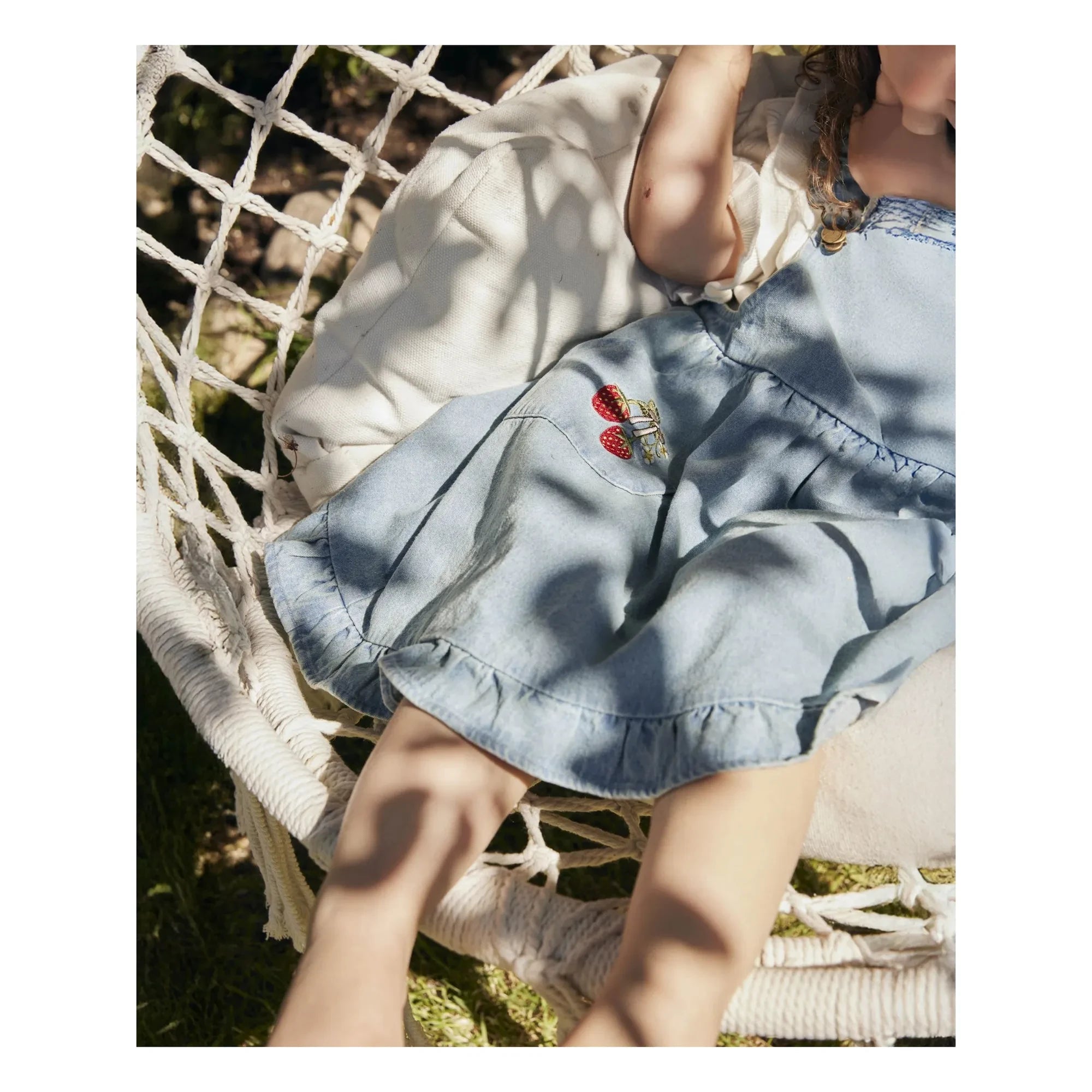 Fliink - Vestido vaquero de peto Don Denim | Azul claro