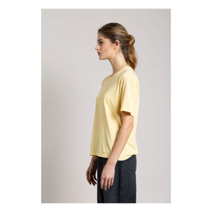 Smallable Mujer - Hana Camiseta de algodón orgánico | Amarillo pálido