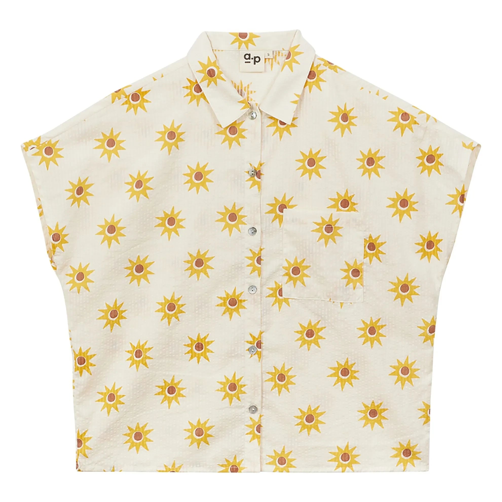 a.p - Sol Camisa de algodón | Blanco