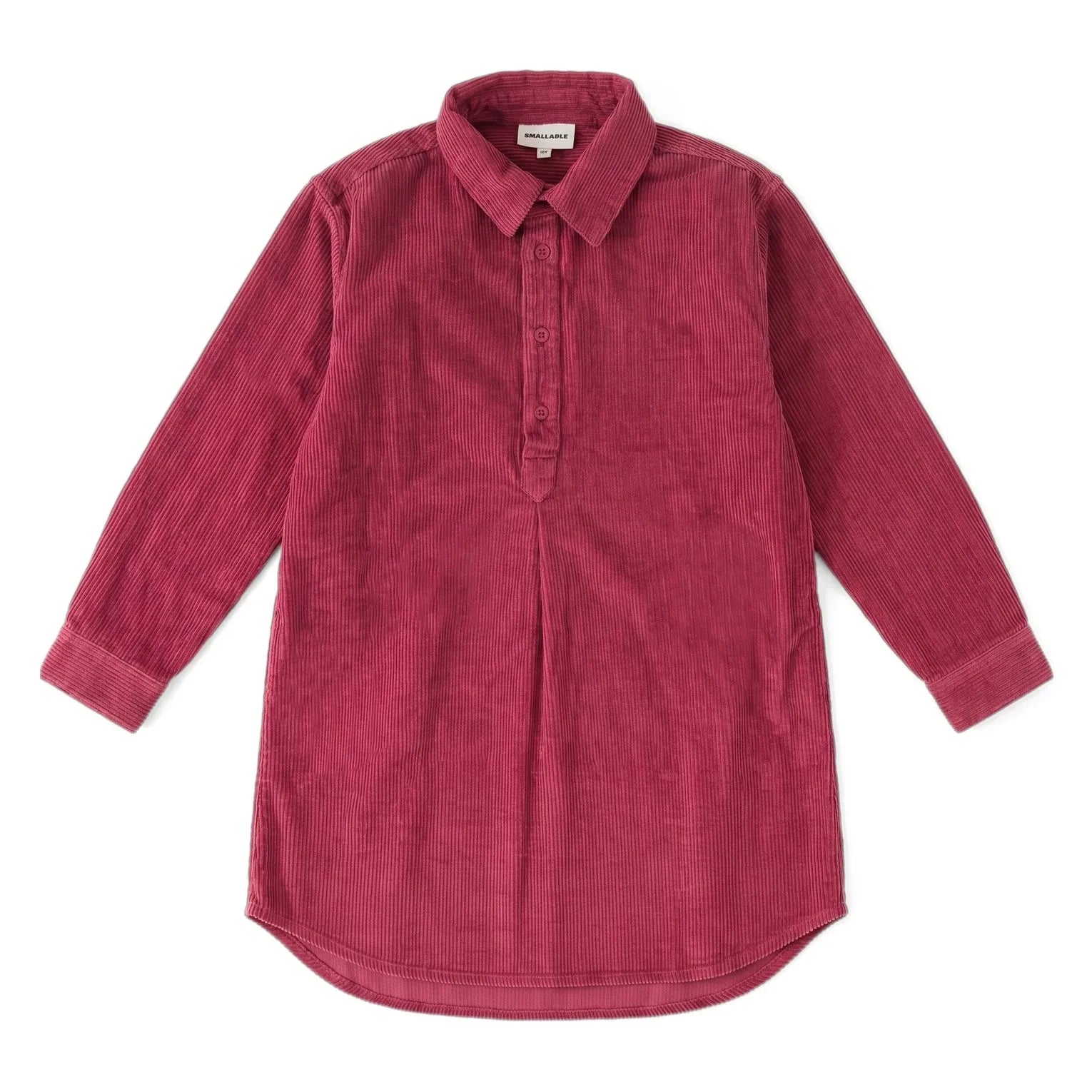 Smallable Kid - Vestido camisero Silva | Rojo cereza