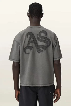Camiseta de algodón para hombre INSIGNIA de AllSaints
