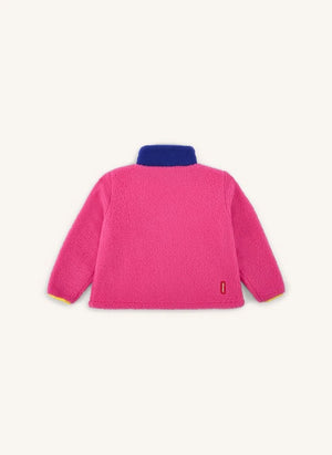 Hello Hossy - Chaqueta de Forro Polar con Cremallera | Fucsia