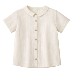 Lililotte - Camisa de Gasa de Algodón Orgánico Maxime | Crudo