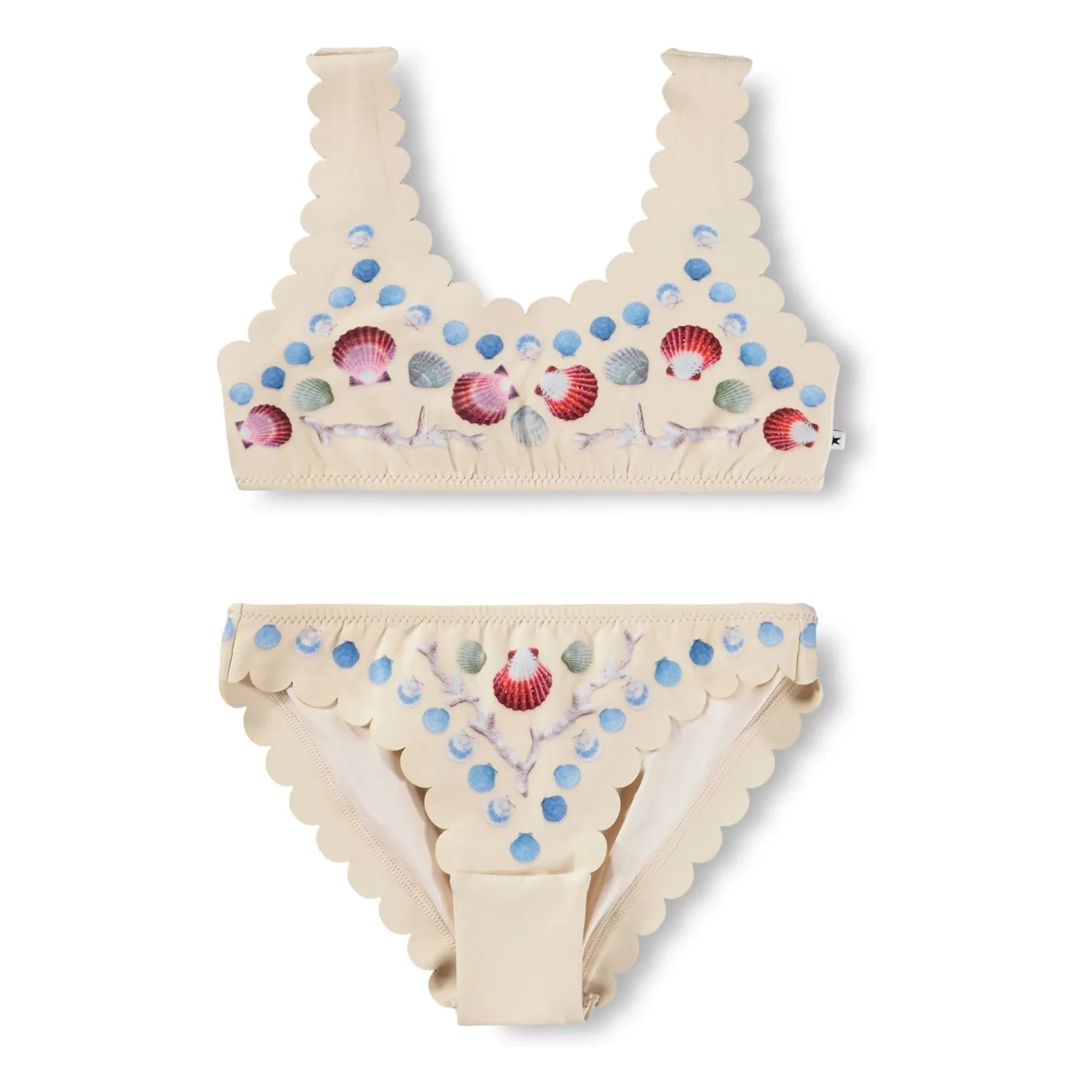 Molo - Traje de baño de fibra reciclada Nolina Coquillages | Crudo