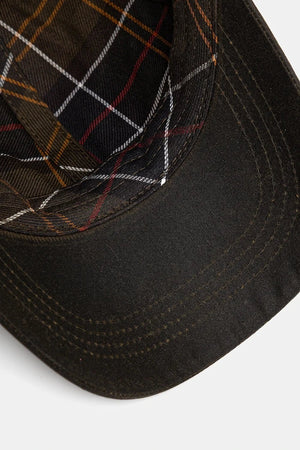 Gorra Barbour de Algodón con Visera