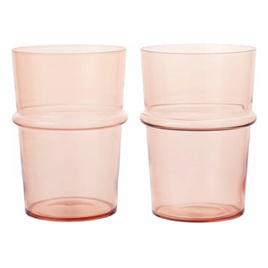 Ferm Living - Vasos Boya - Set de 2 | Frambuesa