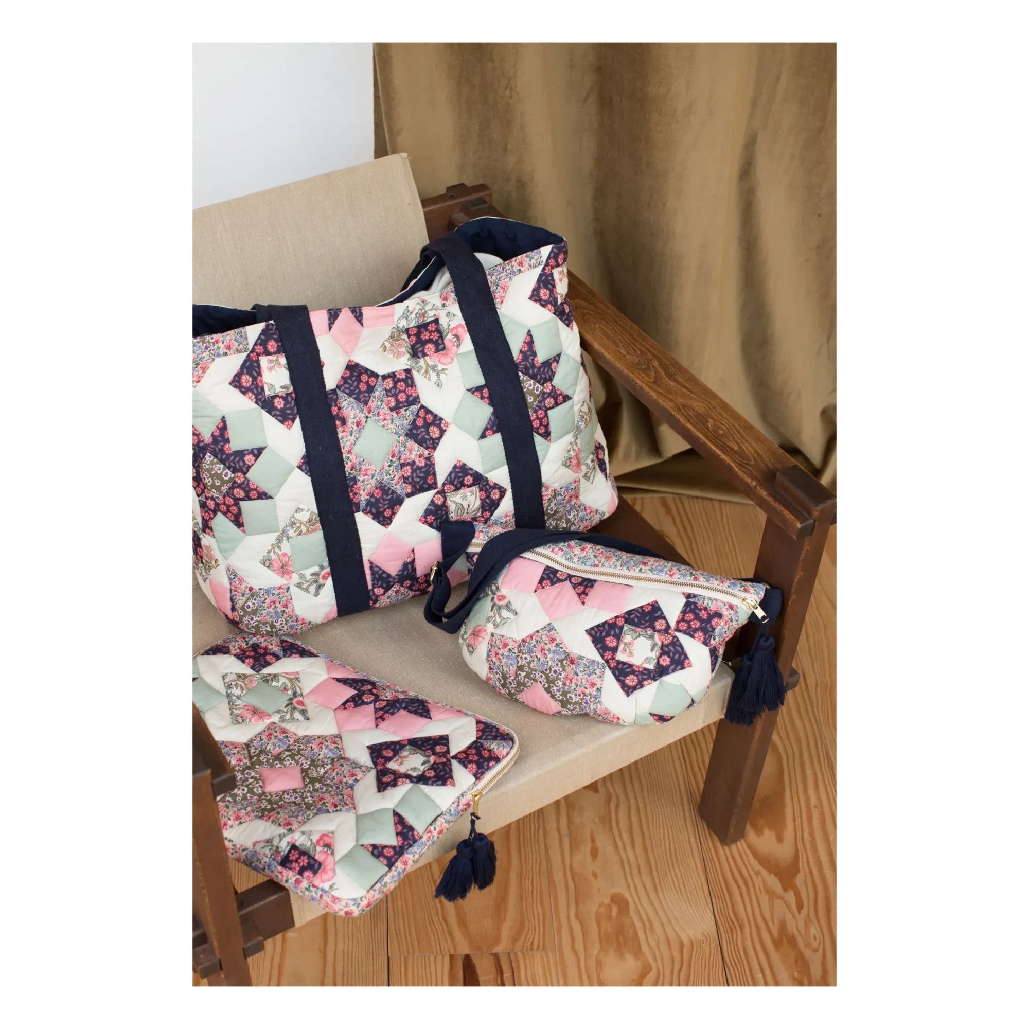 Louise Misha - Bolso para portátil Hoa | Rosa