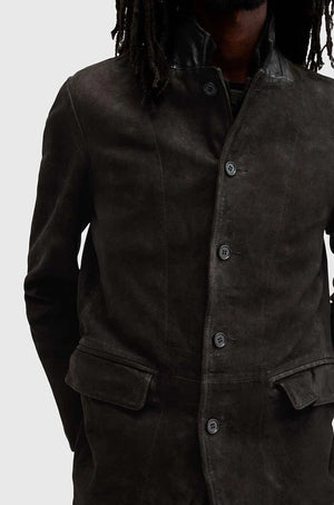 Chaqueta de cuero ALLSAINTS SURVEY LTHR BLAZER