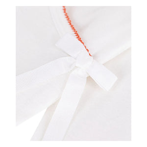 Petit Bateau - Chaleco Cache Coeur Liso | Blanco
