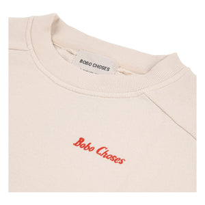 Bobo Choses - Sudadera Niche Algodón Orgánico | Blanco