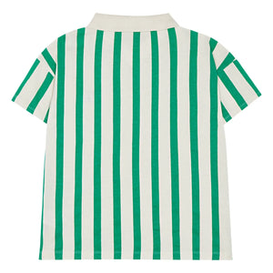 The Campamento - Polo de rayas verdes extragrande