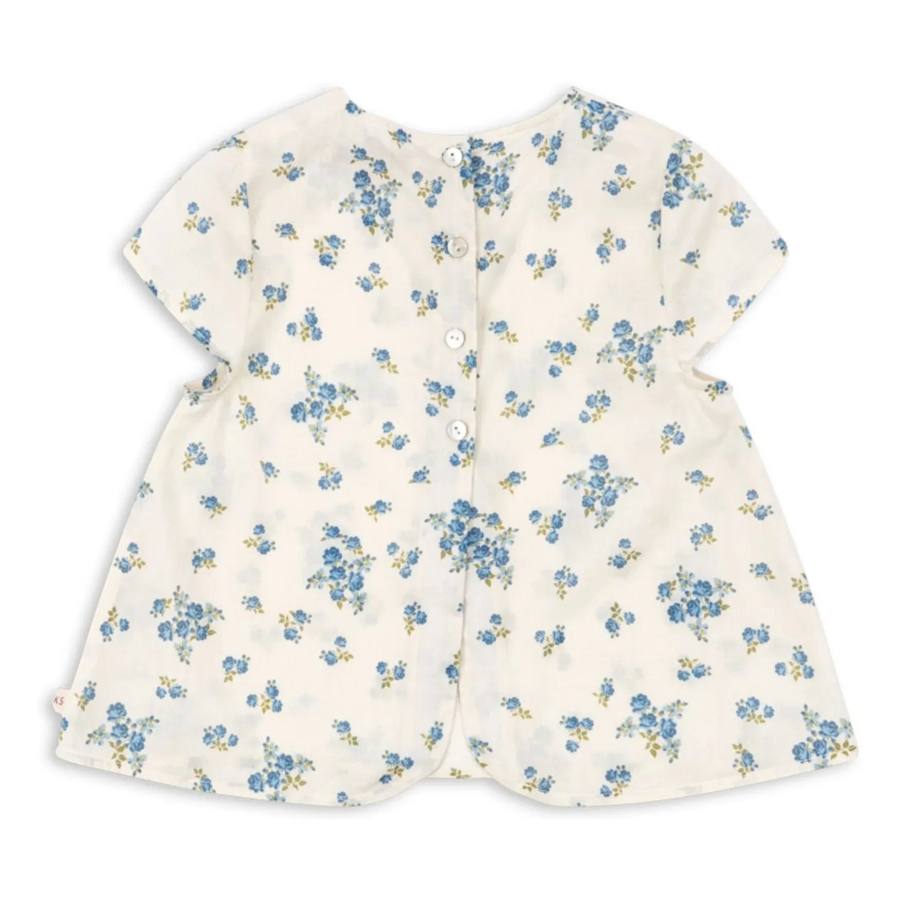 Konges Sløjd - Blusa Pacey Berry de Algodón Orgánico | Crudo