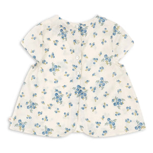 Konges Sløjd - Blusa Pacey Berry de Algodón Orgánico | Crudo