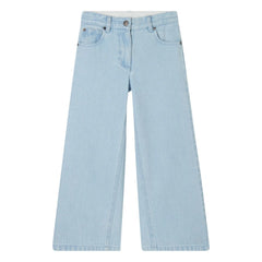 Stella McCartney Kids - Jeans flare de algodón orgánico | Azul claro