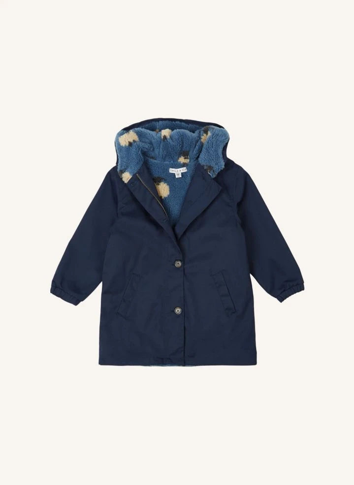 Emile et Ida - Parka forrada | Azul oscuro