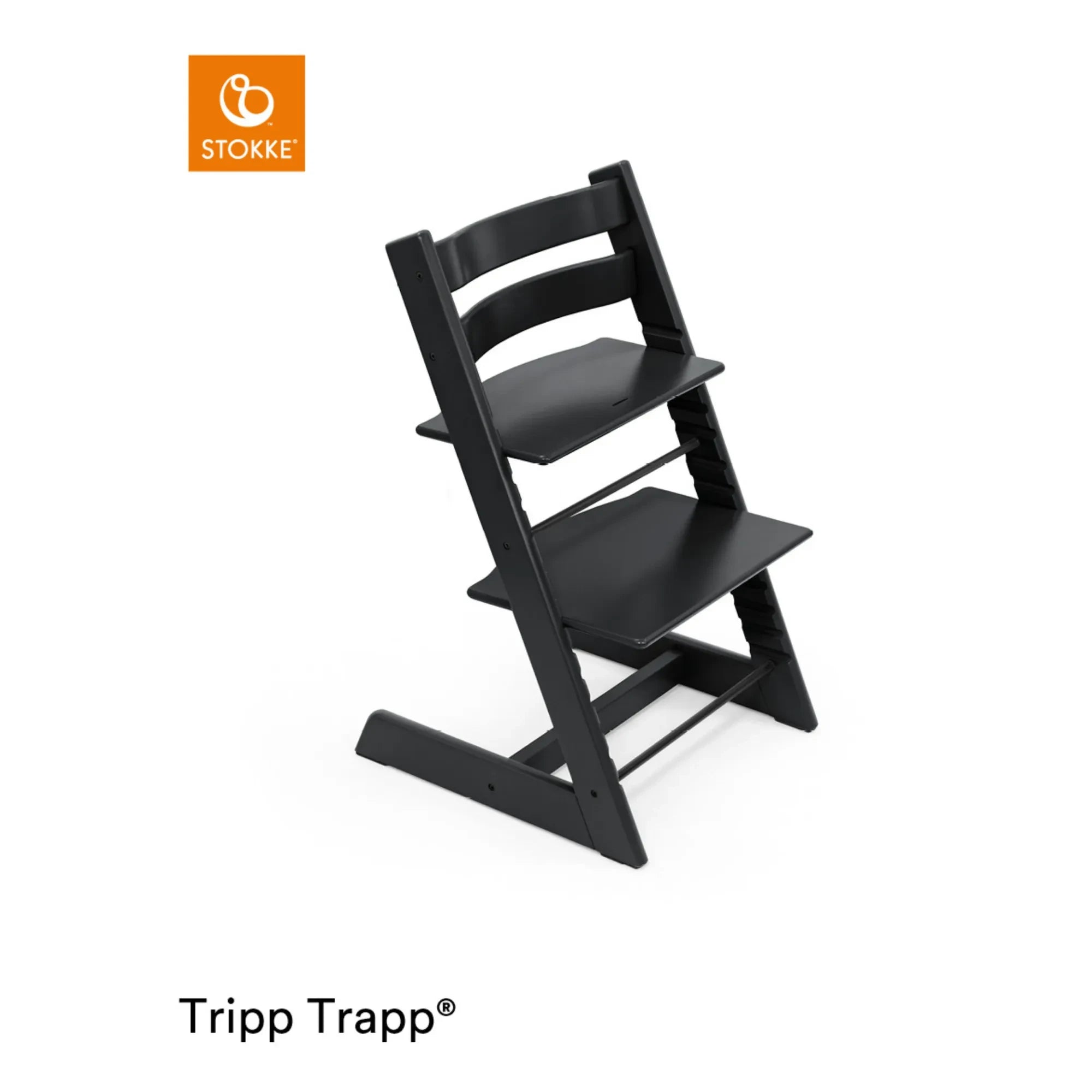 Stokke® - Trona de Madera de Haya Tripp Trapp® | Negro