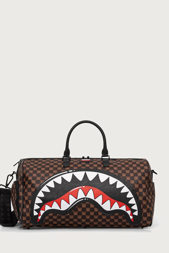 Sprayground - Bolsa de Viaje Marrón de Tiburones en París 910D9306NSZ