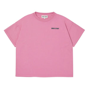 Main Story - Camiseta oversize de algodón orgánico | Rosa