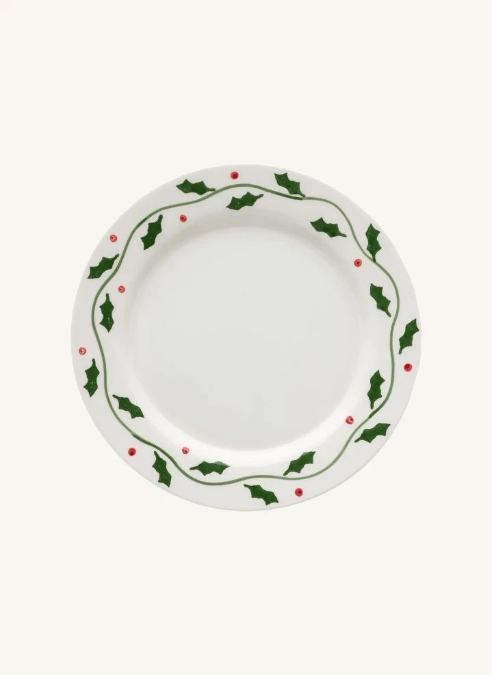 Anna + Nina - Holly Plate | Blanco