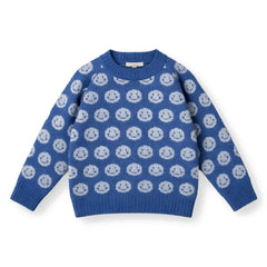 Fliink - Sudadera "Cool Emojis" | Azul