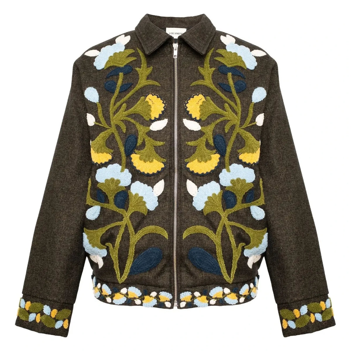Virginie de Vinster - Chaqueta Jules Laine | Marrón