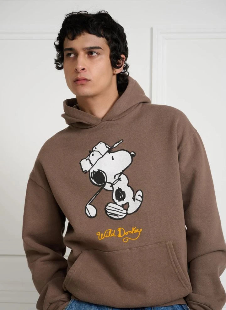 Wild Donkey - Sudadera Swing de algodón | Marrón claro