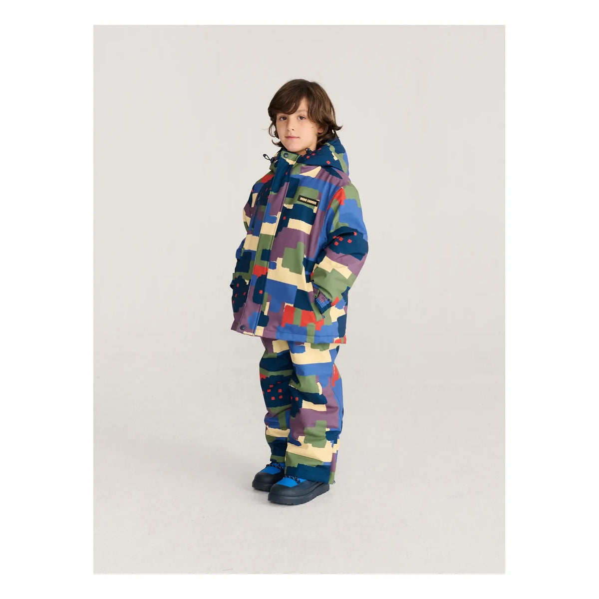 Bobo Choses - Pantalón de esquí de camuflaje de fibra reciclada | Caqui