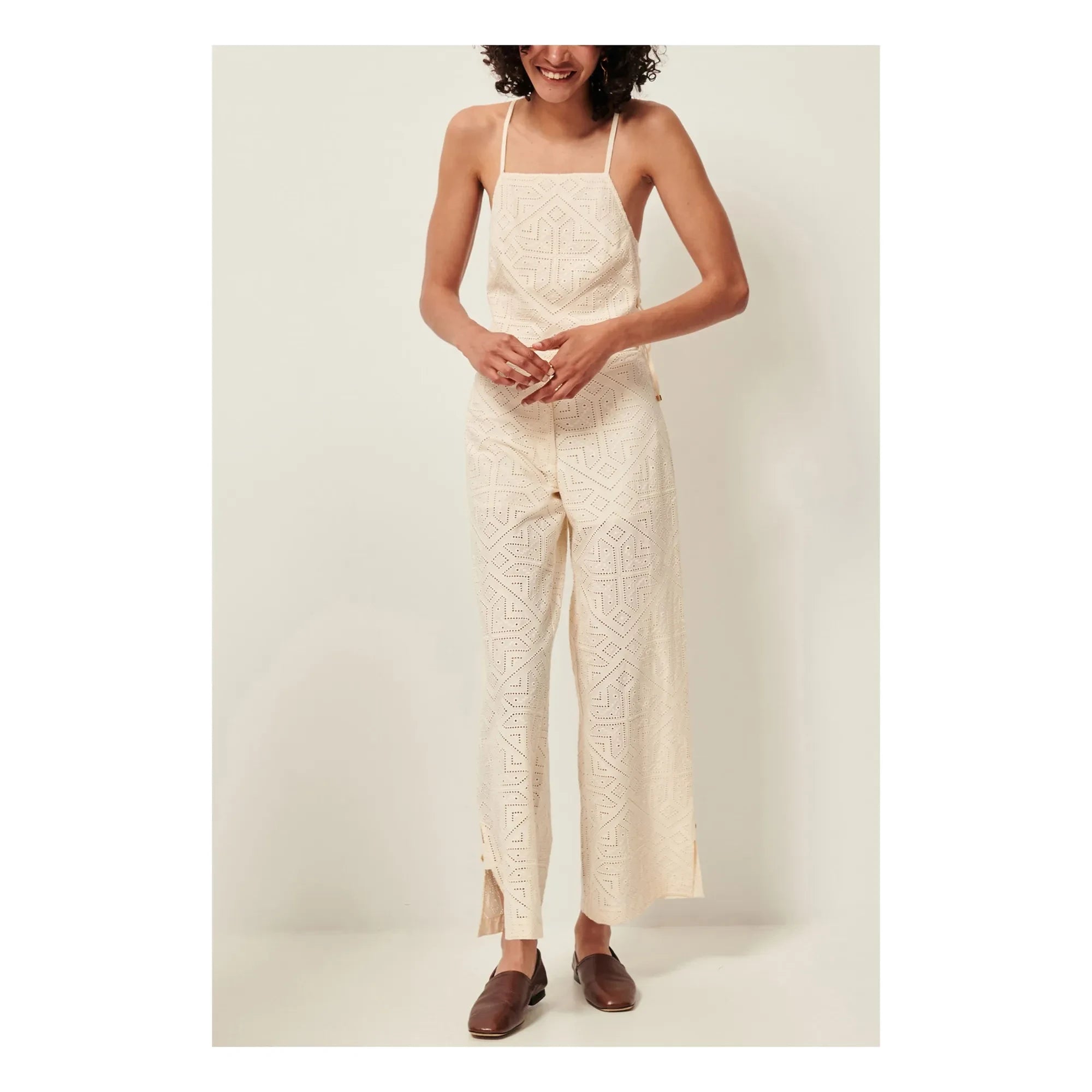 Sessùn - Allindy Pantalón de algodón | Crudo