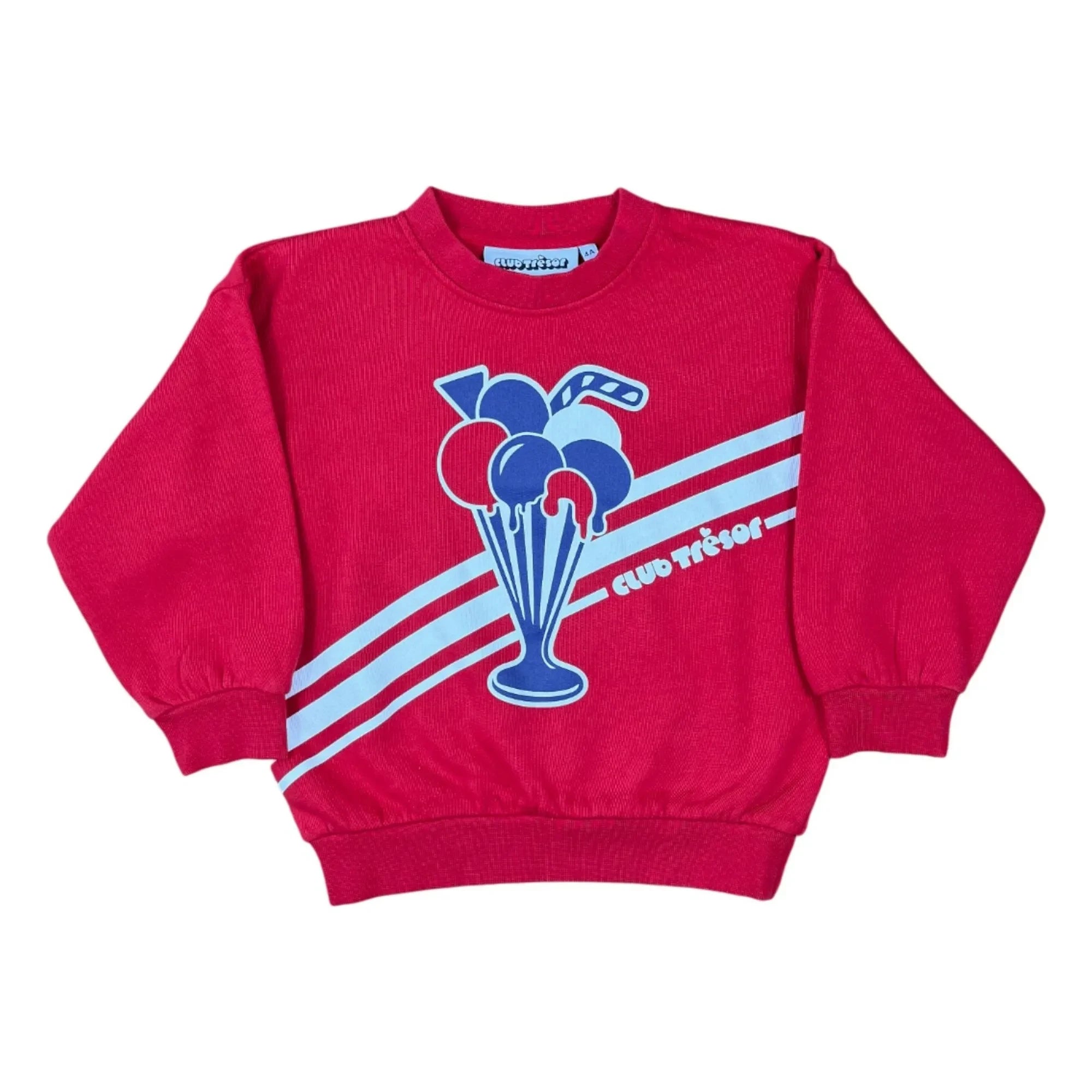 Club Trésor - Sudadera Ice Cream | Rojo frambuesa