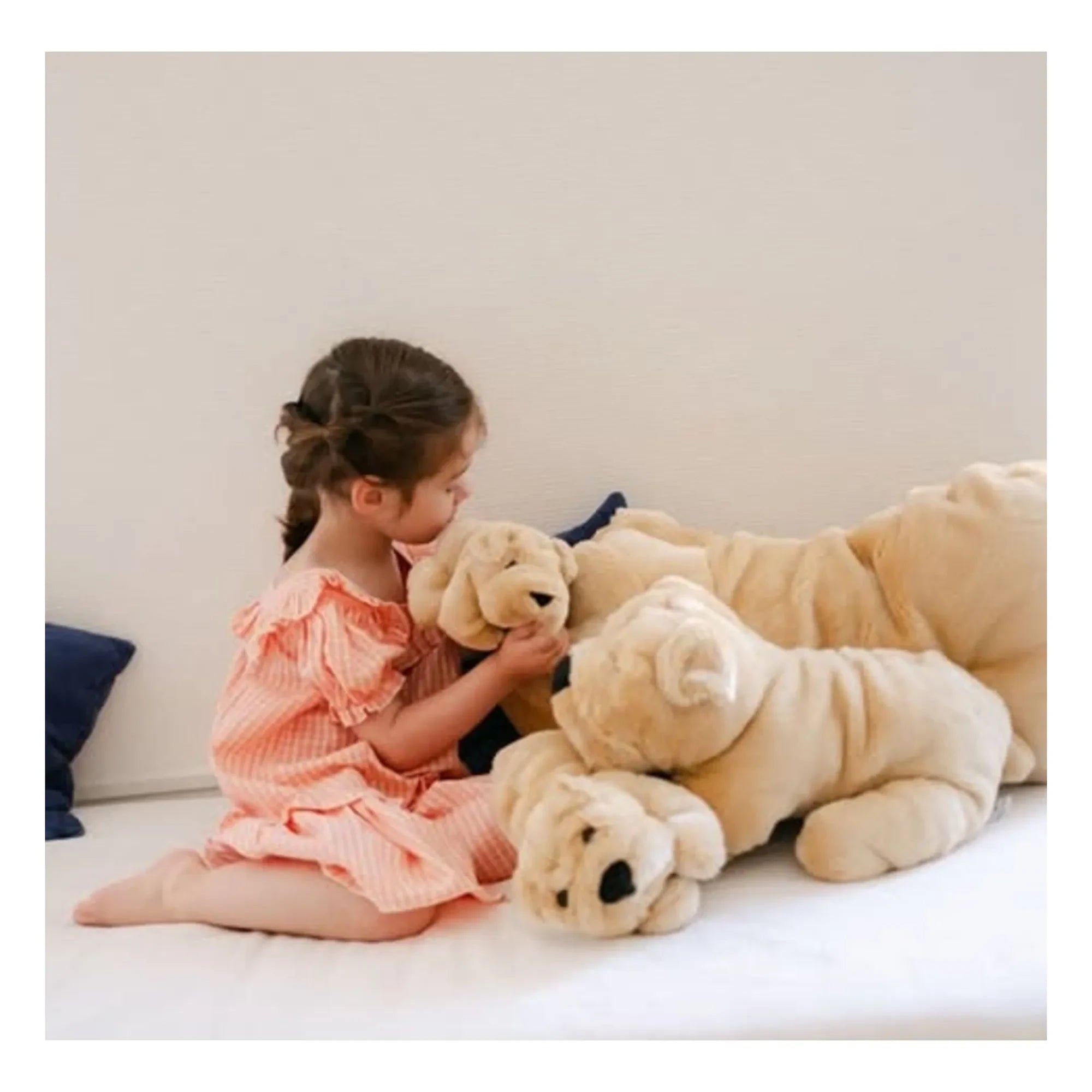 La Pelucherie - Peluche Mi Perro Héctor | Beige