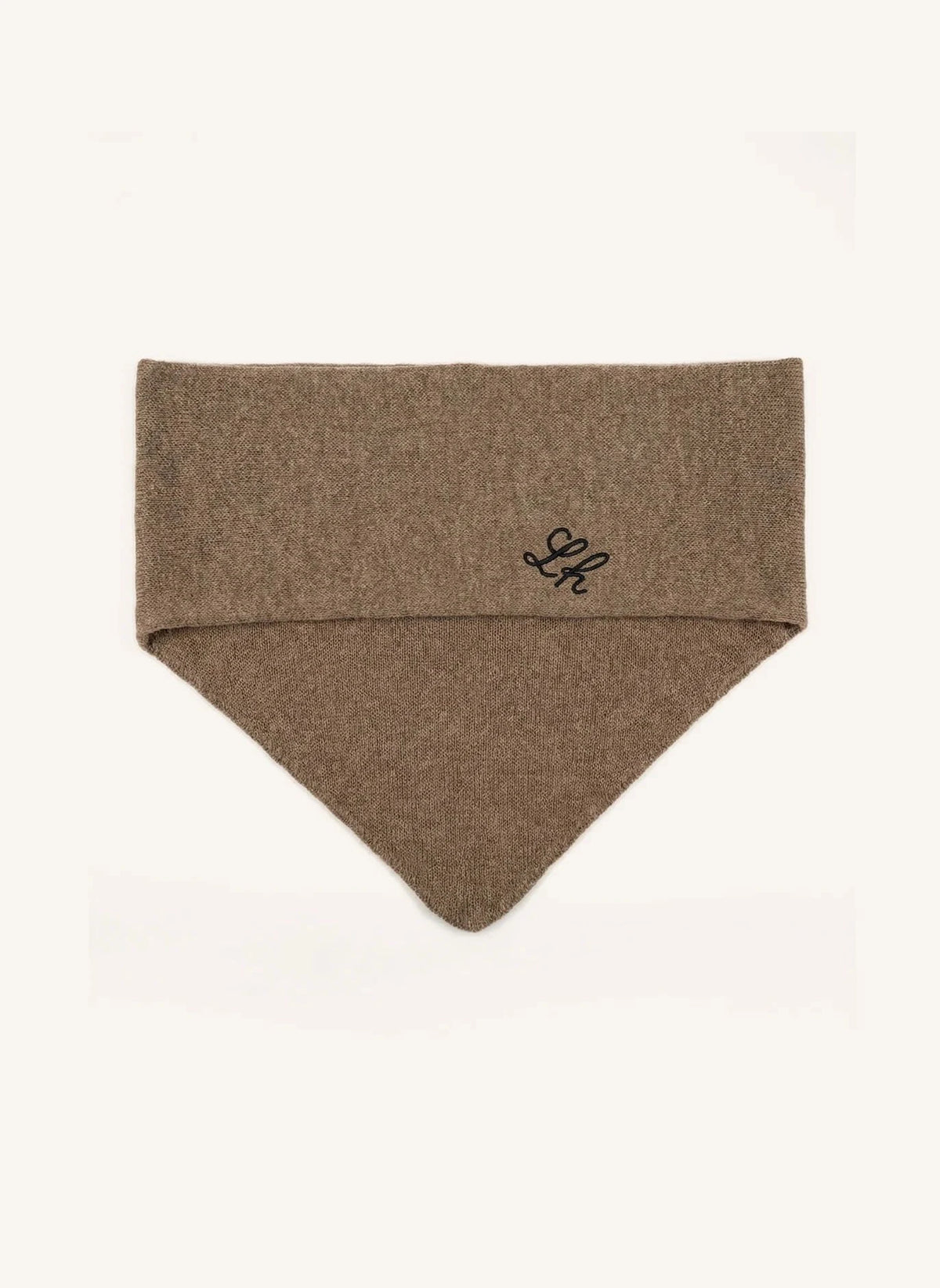 Leon & Harper - Chal triangular de alpaca Mira | Marrón
