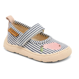bisgaard - Zapatillas rascadoras de rayas azul marino