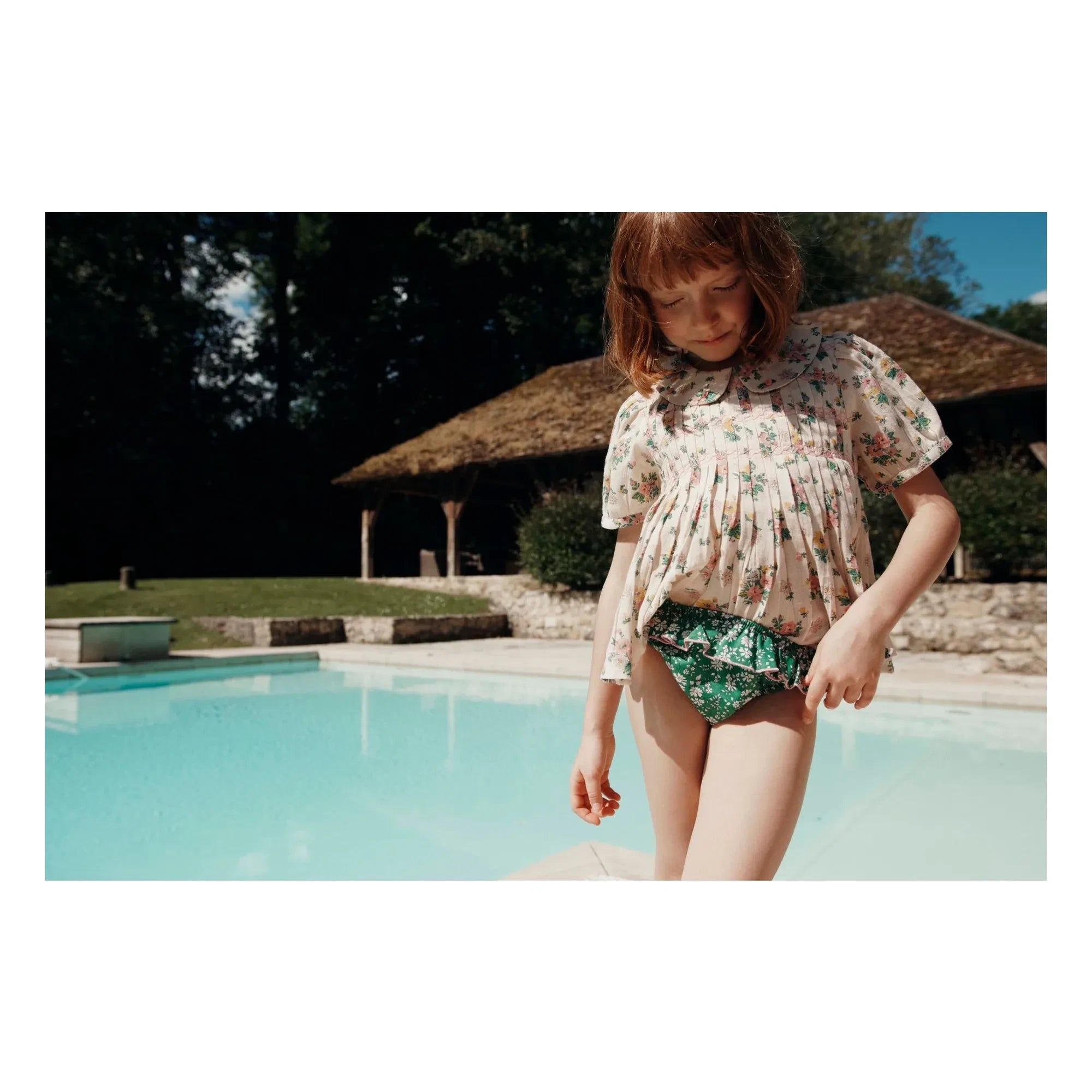 Emile et Ida - Blusa fruncida Bahar | Crudo