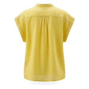 Hod - Blusa de algodón Amandine | Amarillo limón