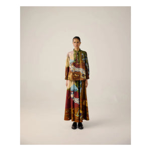 CORD - A Kesim Lakeside Pamuk Saten Bluz | Bordo