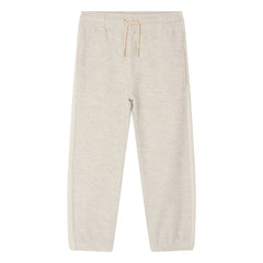 Bonpoint - Pantalón de chándal de algodón orgánico Lidji | Beige jaspeado