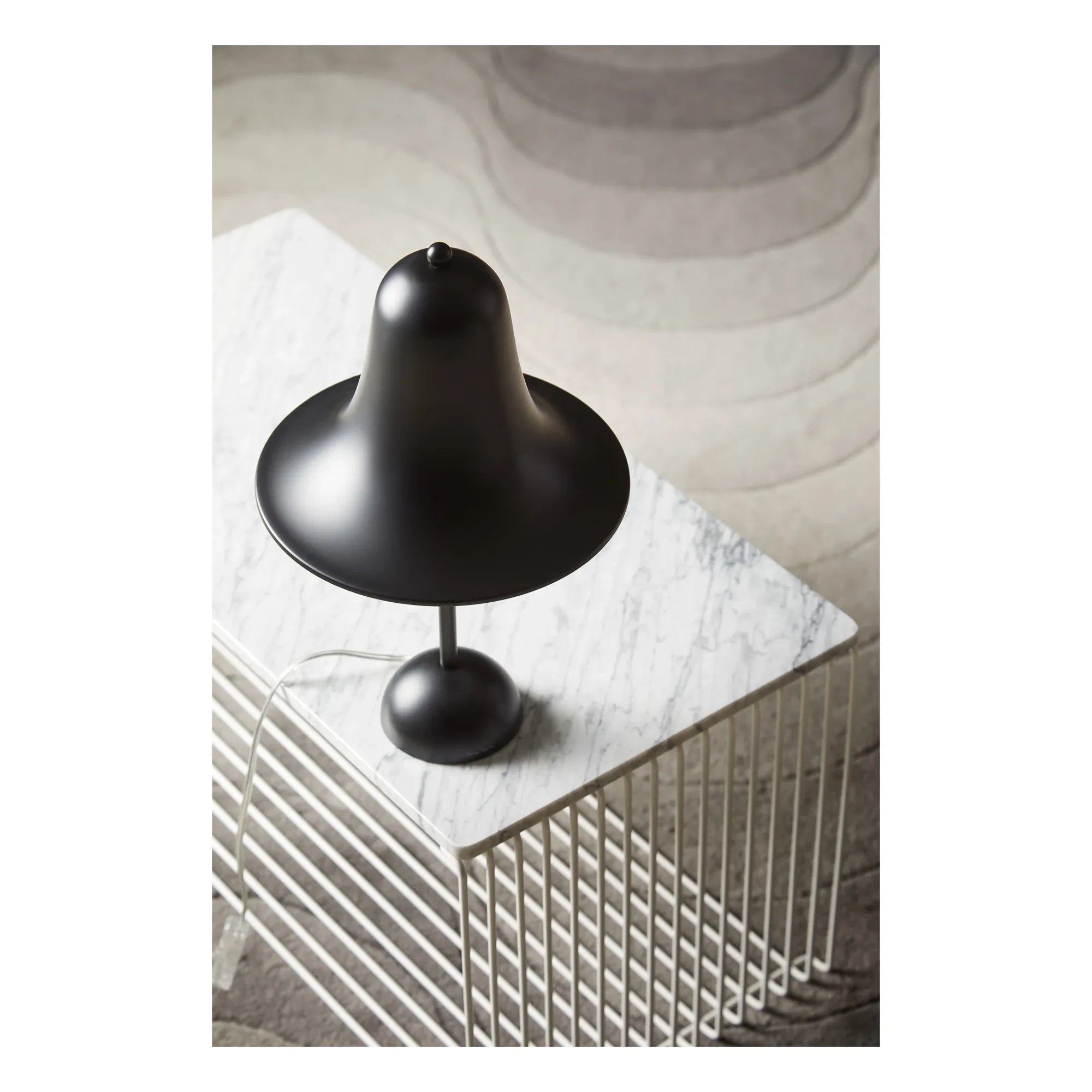 Verpan - Lámpara de mesa Pantop | Negro
