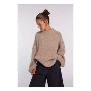 Nitah - Jersey de Alpaca Nina | Marrón