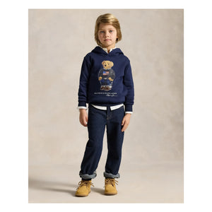 Ralph Lauren - Sudadera con capucha de oso | Azul marino
