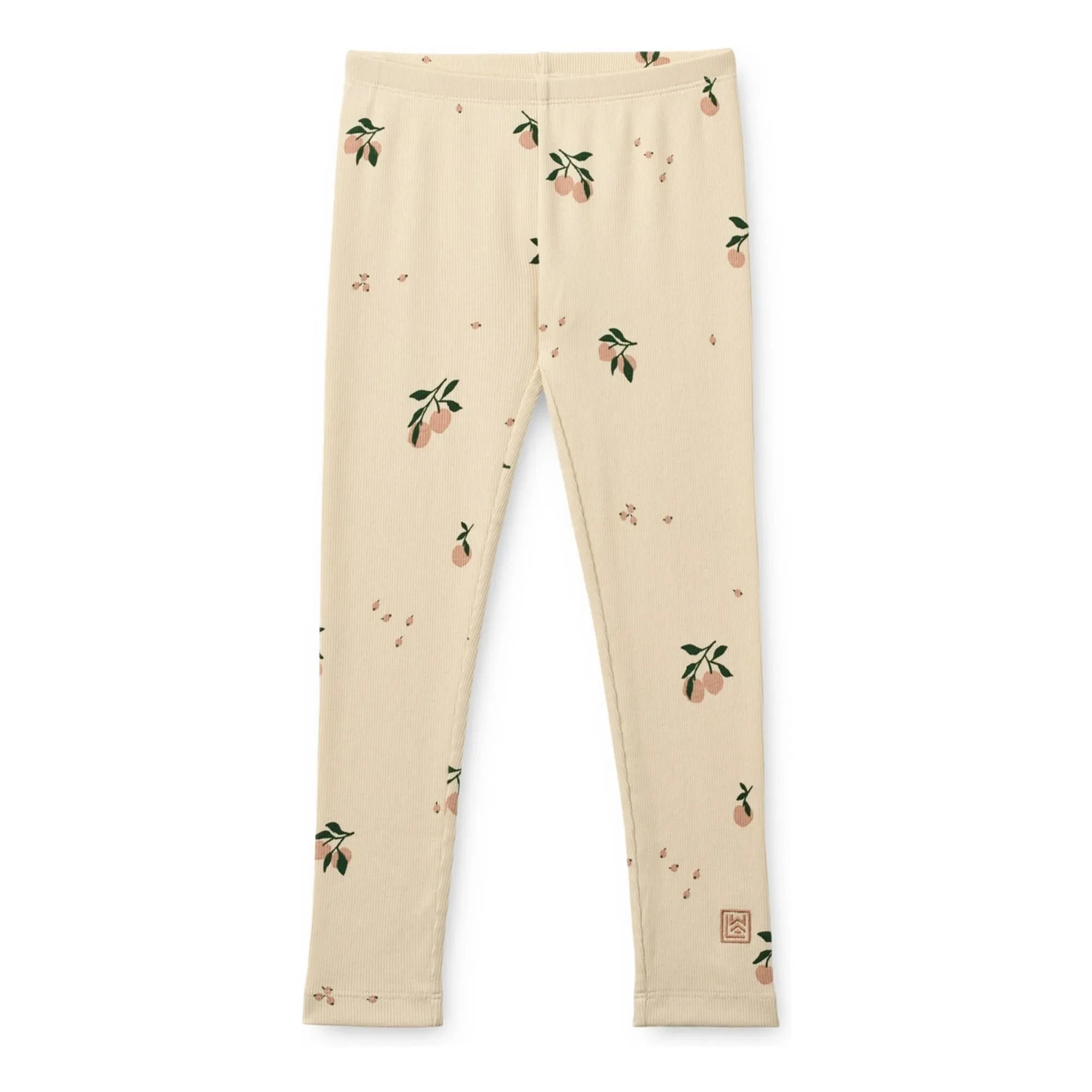 Liewood - Marien Mallas de canalé de algodón orgánico color melocotón | Beige