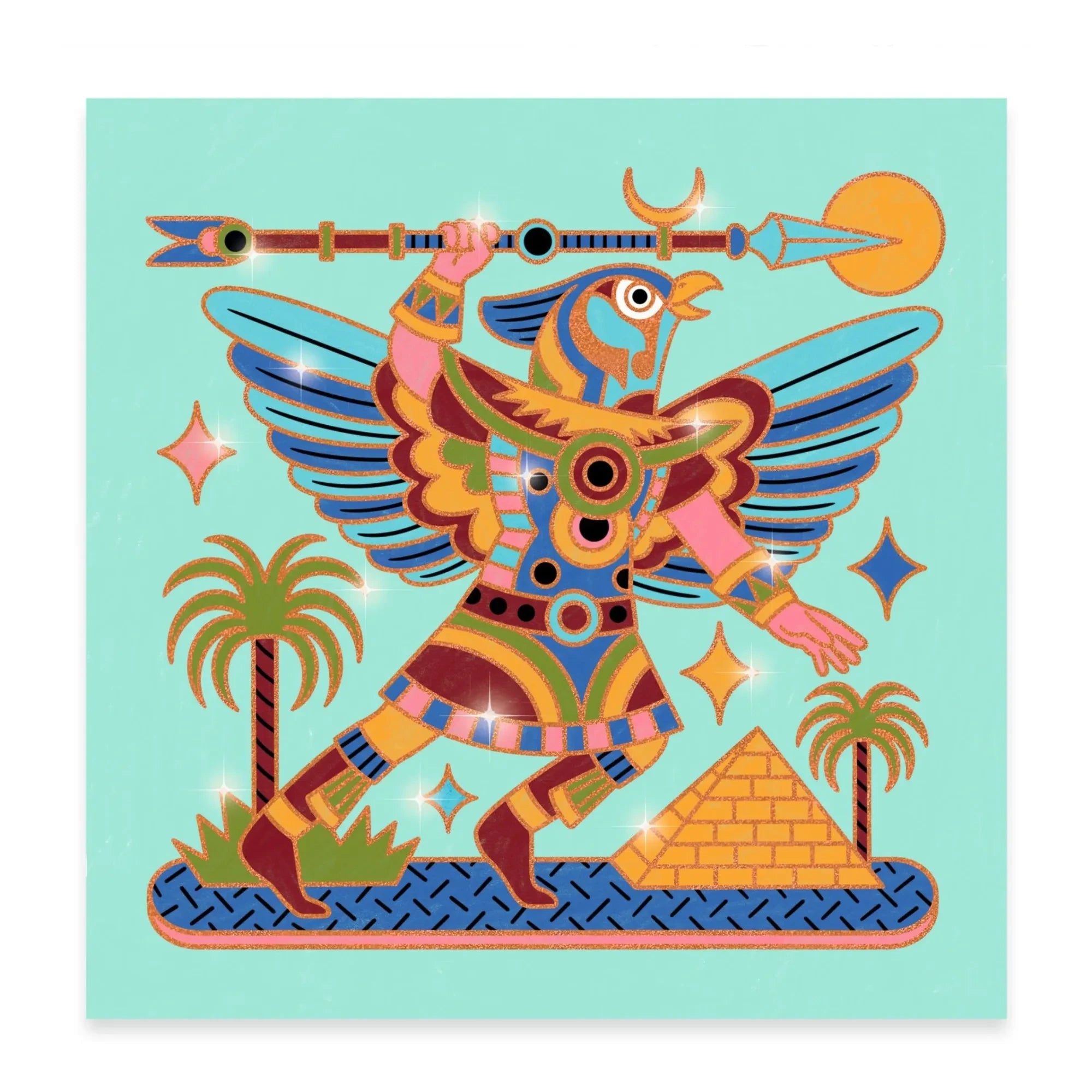 Djeco - Hojas para colorear de Guerreros Animales