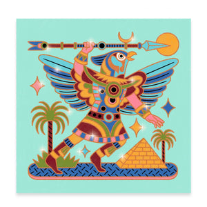 Djeco - Hojas para colorear de Guerreros Animales