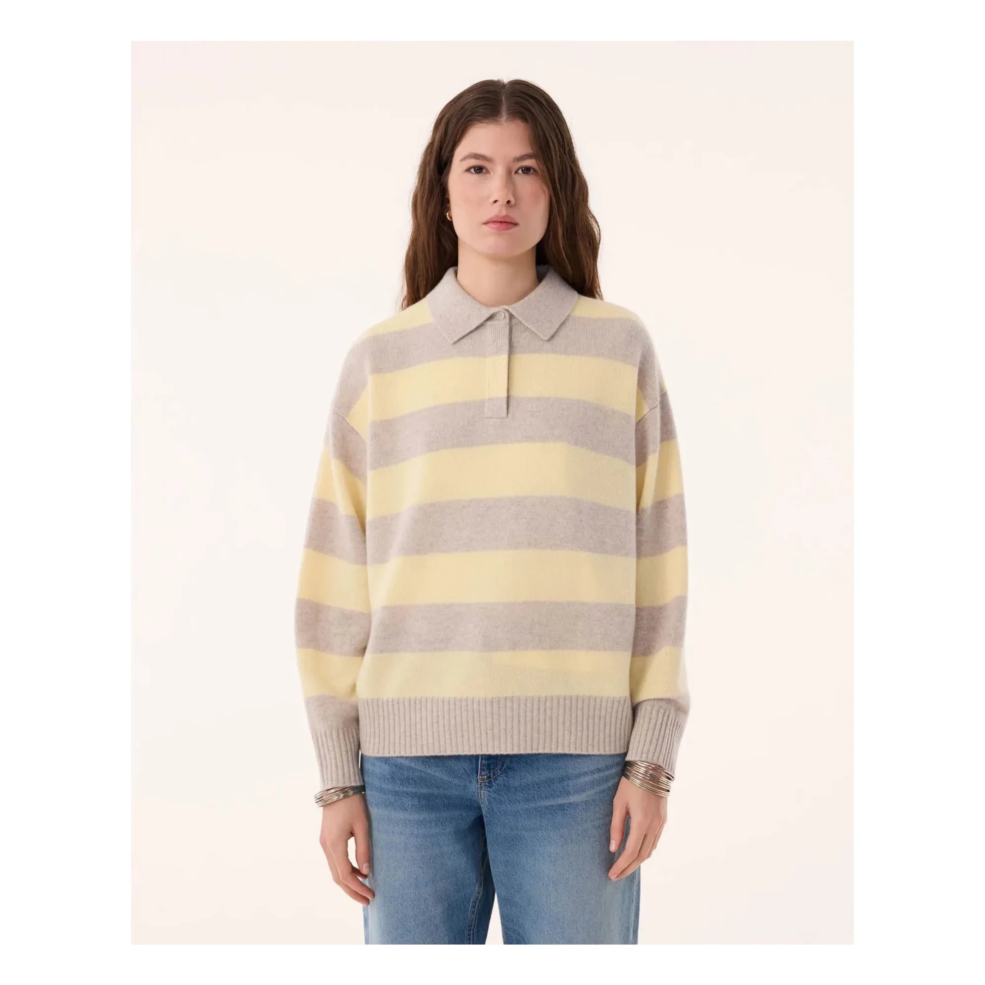 Kujten - Jersey de cachemira a rayas Royde | Oats