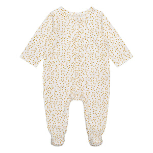 Rose in April - Amalia Jersey Mini Corazón Pijama con patucos | Mostaza