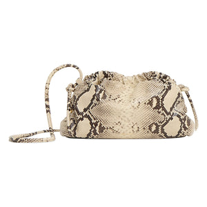 Mansur Gavriel - Bolso Mini Cloud Clutch Piel Grabada Serpiente | Beige